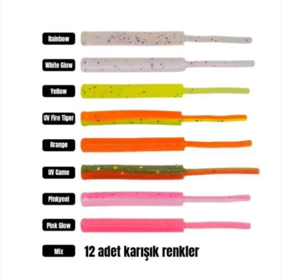 Effe Baby Worm 5.2 cm Lrf Silikonu