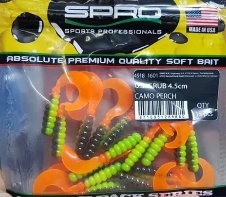 Spro US Grub 4,5cm Silikon Yem Camo Perch