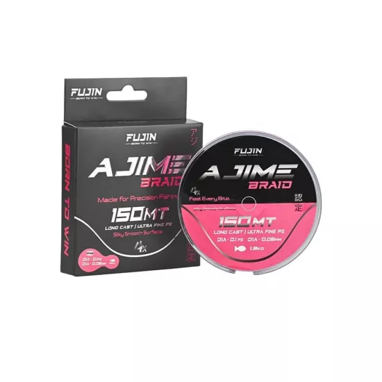 Fujin Ajime Braid 4x 150 Mt Pink İp Misina
