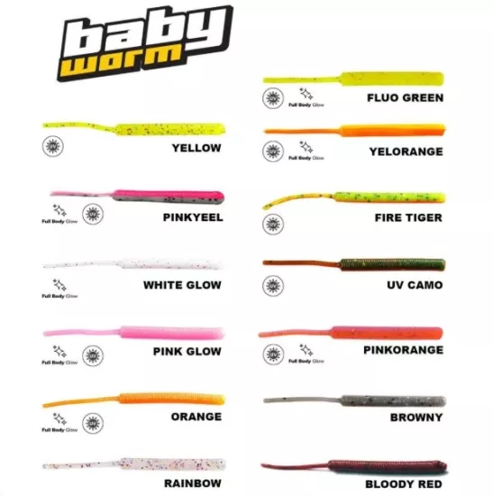Fujin Baby Worm 5.2 cm Floating LRF Silikonu