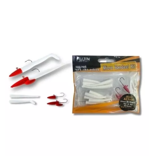 Fujin Micro Sandeel Kit _ Red Head