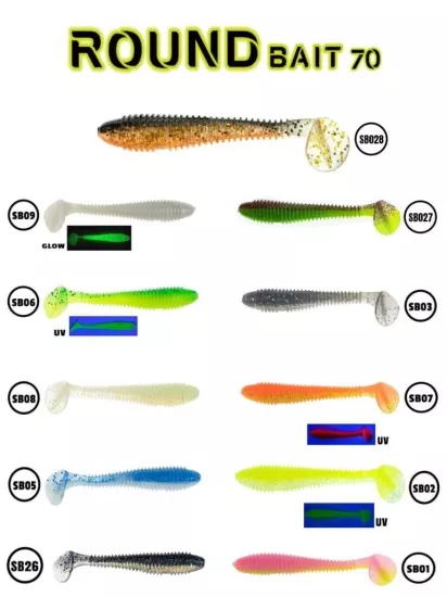 Fujin Round Bait 7 Cm Silikon Yem
