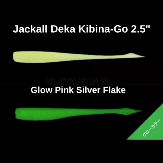 Jackall Deka Kibina-Go 2.5’’ Glow Chart Silikon Yem