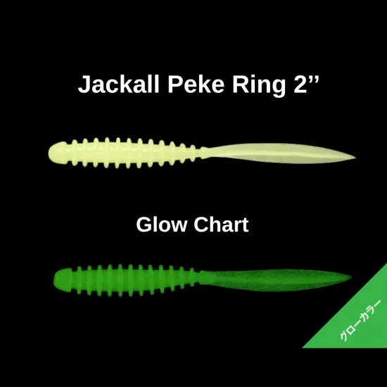 Jackall Peke Ring 2’’ Glow Chart Silikon Yem - Hızlı Kargo