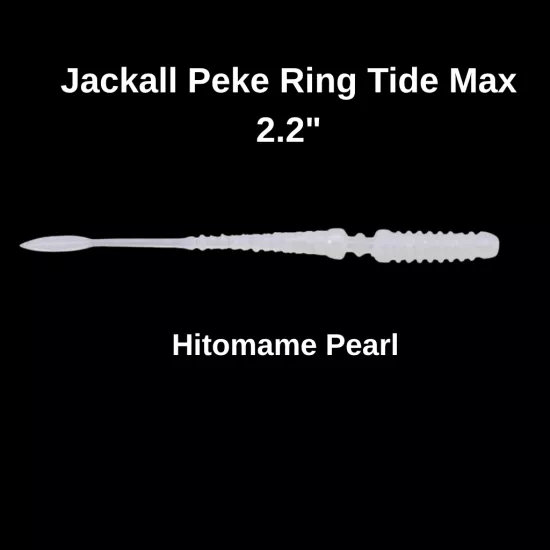 Jackall Peke Ring Tide Max 2.2’’ Hitomame Pearl Silikon Yem