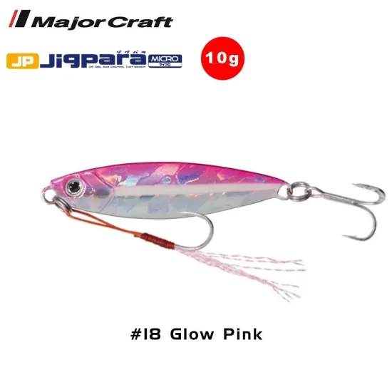 Major Craft Jigpara Micro JPM-10gr 50mm Glow Pink