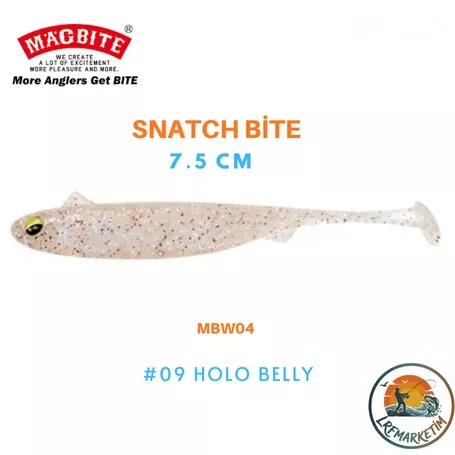 Magbite Snatch Bite Shad 3’’ 09 Holohara Bait