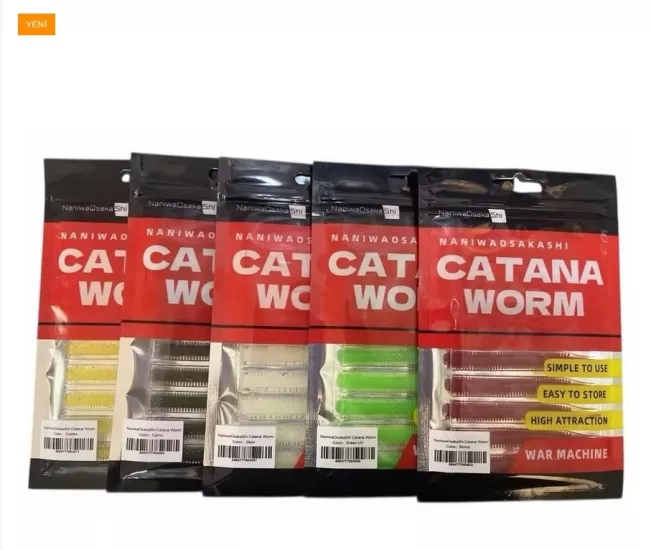 NaniwaOsakaShi Catana Worm 8cm Suni Yem