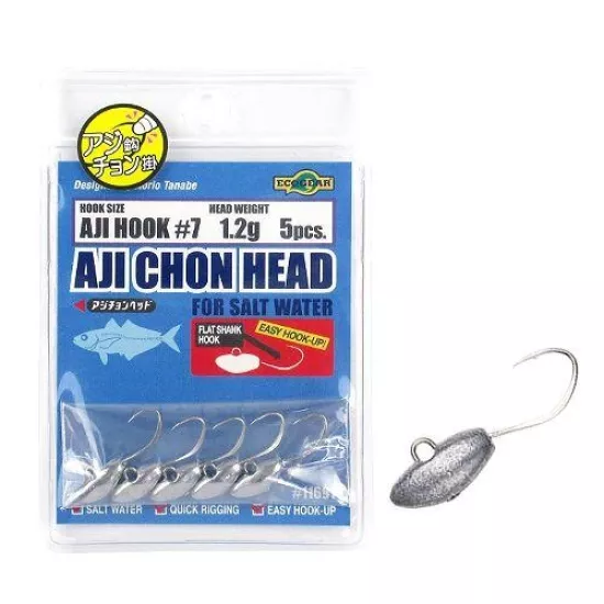 Ecogear Aji Chon Jighead 1,2 Gram No:7