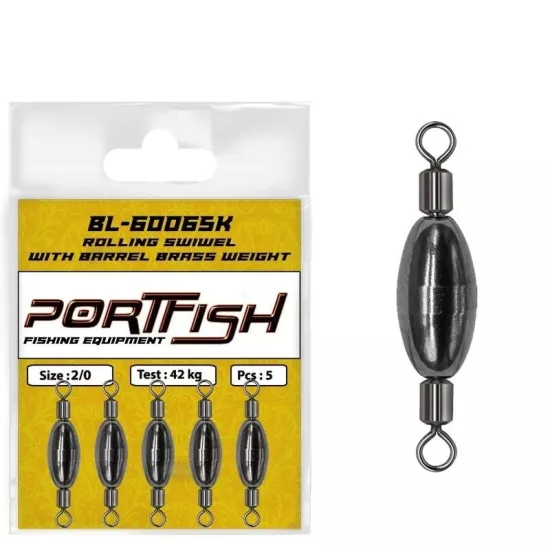 Portfish Bl6006SK Çift Fırdöndülü Çelik kurşun