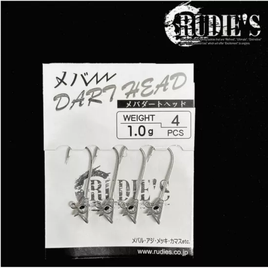 Rudie’s Meba Dart Head Jighead #4 (4 Ad)