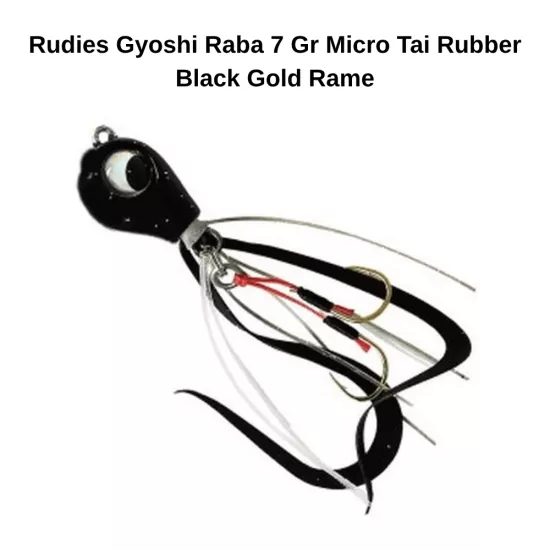 Rudies Gyoshi Raba 7 Gr Black Gold Rame Micro Tai Rubber