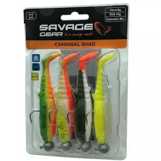 Savage Gear Cannibal Shad 10cm 9gr+10gr 