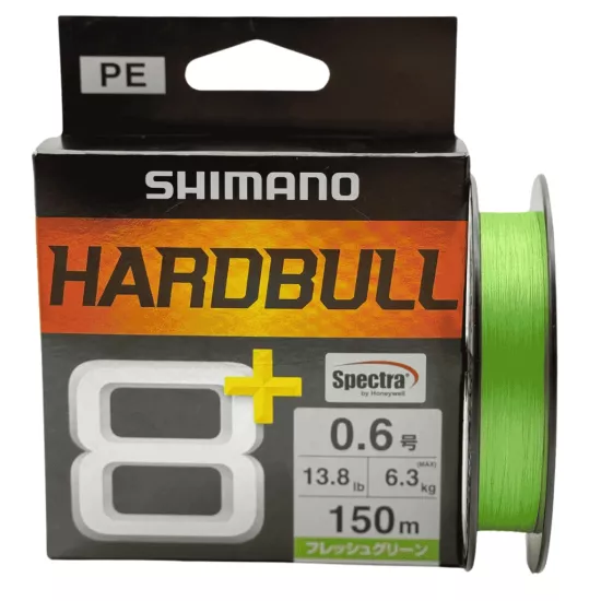 Shimano Hardbull 8+ 150m #0.6 Light Green İp Misina