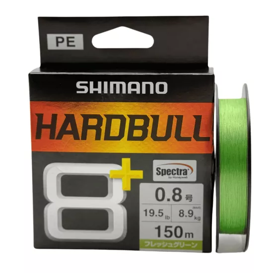 Shimano Hardbull 8+ 150m #0.8 Light Green İp Misina