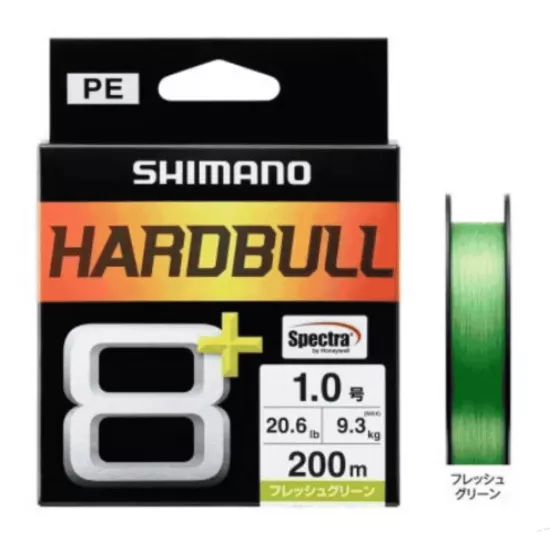 Shimano Hardbull 8+ 150m #1.0 Light Green İp Misina