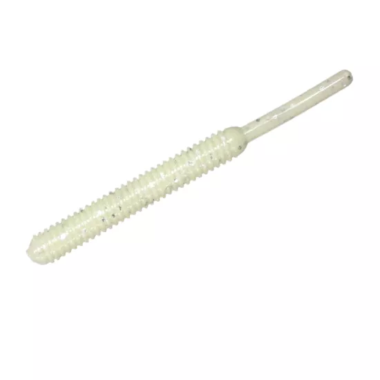 Smith Screw Tail Grub 1.5’’ GF802 Glow/Silver Glitter Silikon