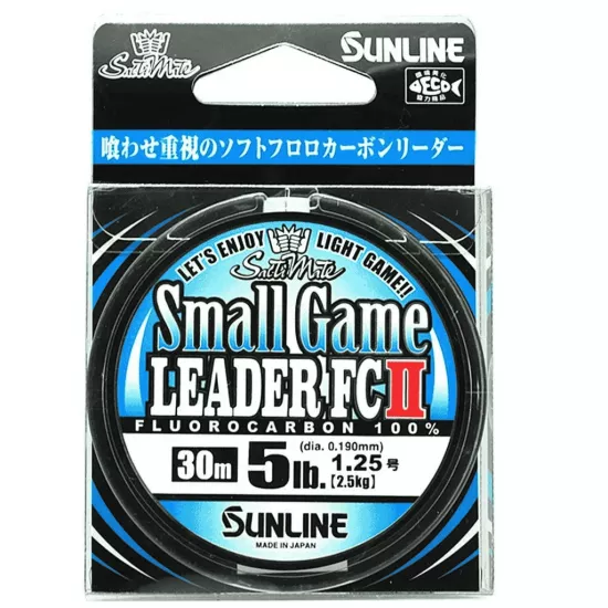 Sunline Small Game Leader FCII 30m 5lb 0.190mm