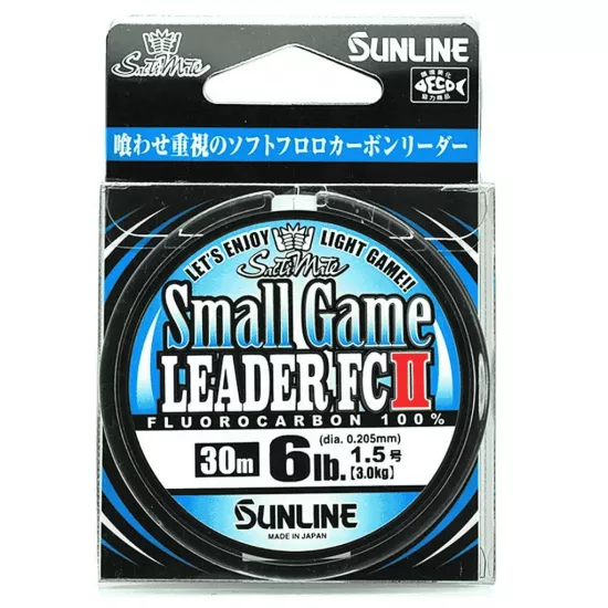 Sunline Small Game Leader FCII 30m 6lb 0.205mm