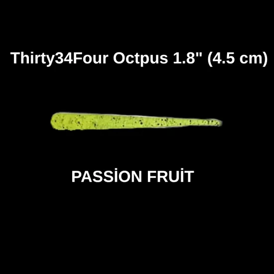 Thirty34Four Octpus 1.8’’ Passion Fruit Silikon Yem