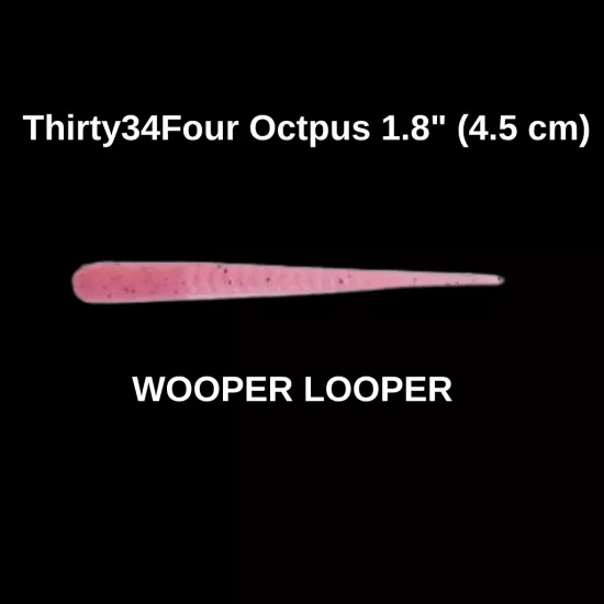 Thirty34Four Octpus 1.8’’ Wooper Looper Silikon Yem