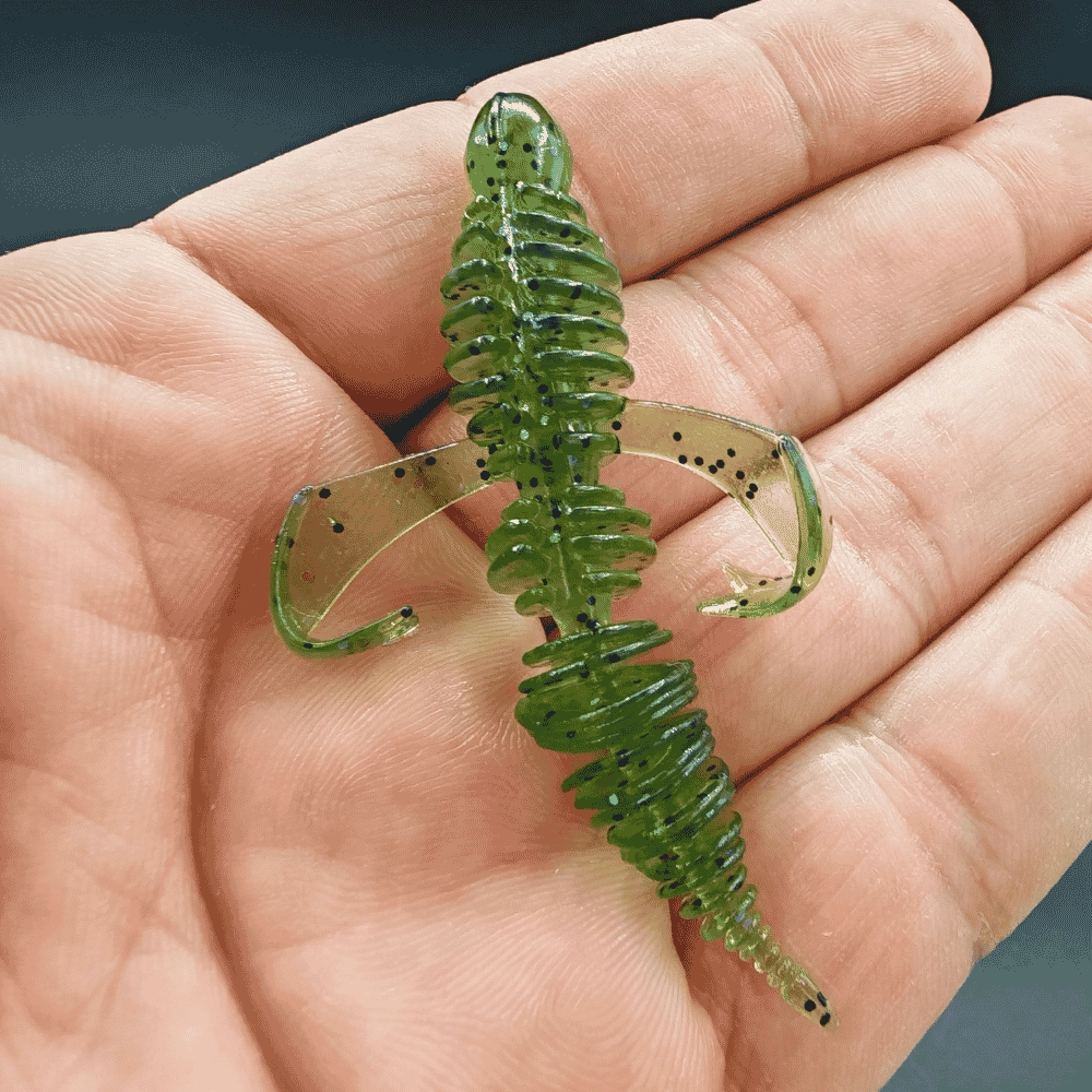 SMITH Co-vie Choo 2.8’’ (71 mm) Watermelon Flash Free Rig Silikon Yem