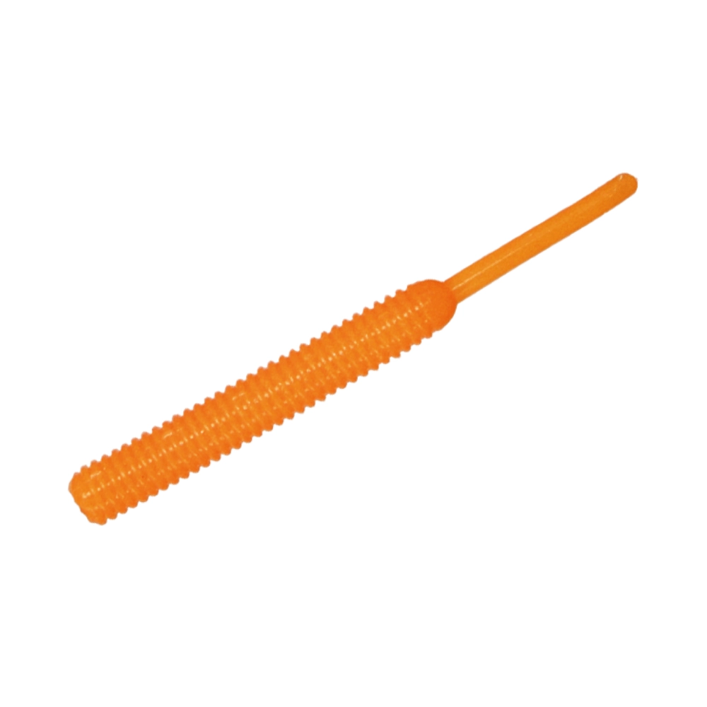 Smith Screw Tail Grub 1.5’’ Super Glow #GF821 Glow Orange Silikon Yem