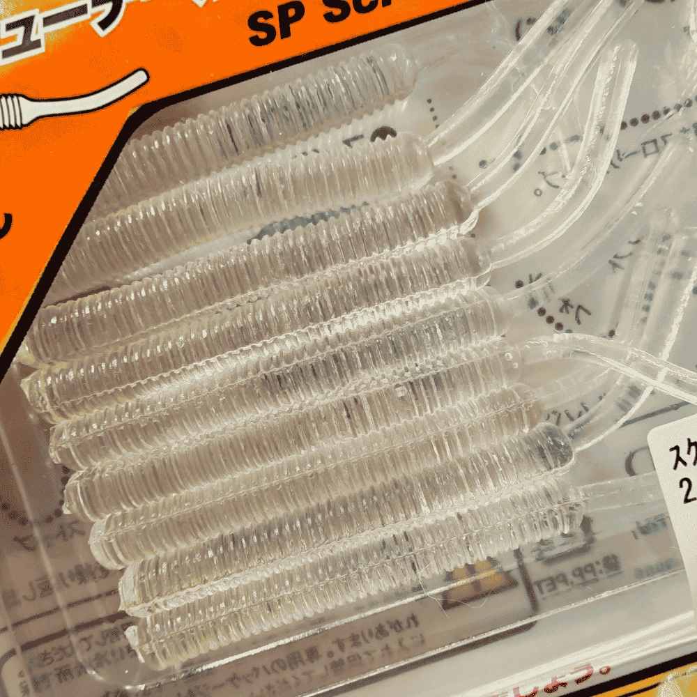 Smith Screw Tail Grub 2.5’’ N2 Clear Silikon Yem