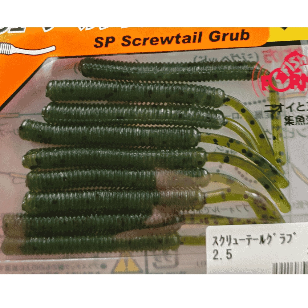Smith Screw Tail Grub 2.5’’ SF815 Watermelon Seed Silikon Yem
