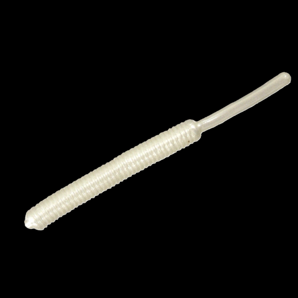 Smith Screw Tail Grub 2.5’’ GF809 Glow Pearl White Silikon Yem