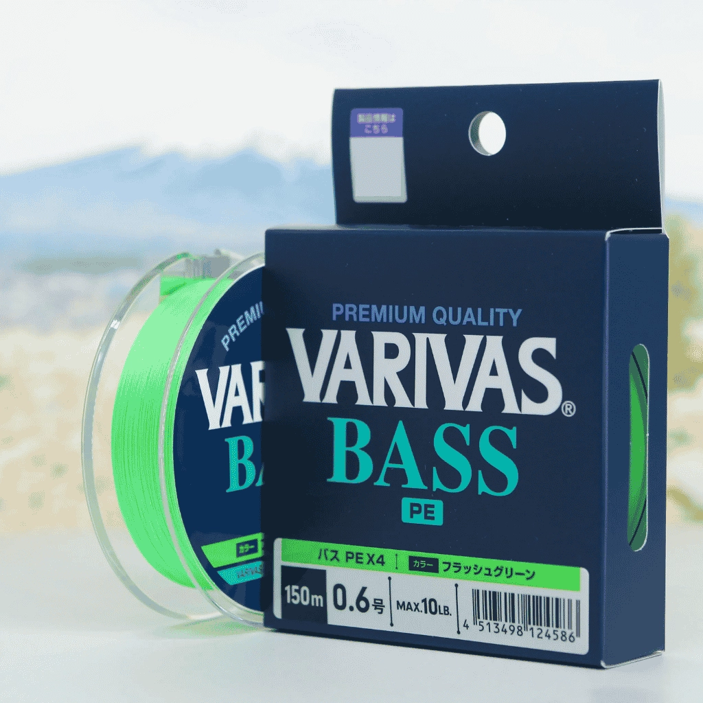 Varivas Bass PE X4 150m #0.6 (0.128mm) 4.5kg Flash Green İp Misina