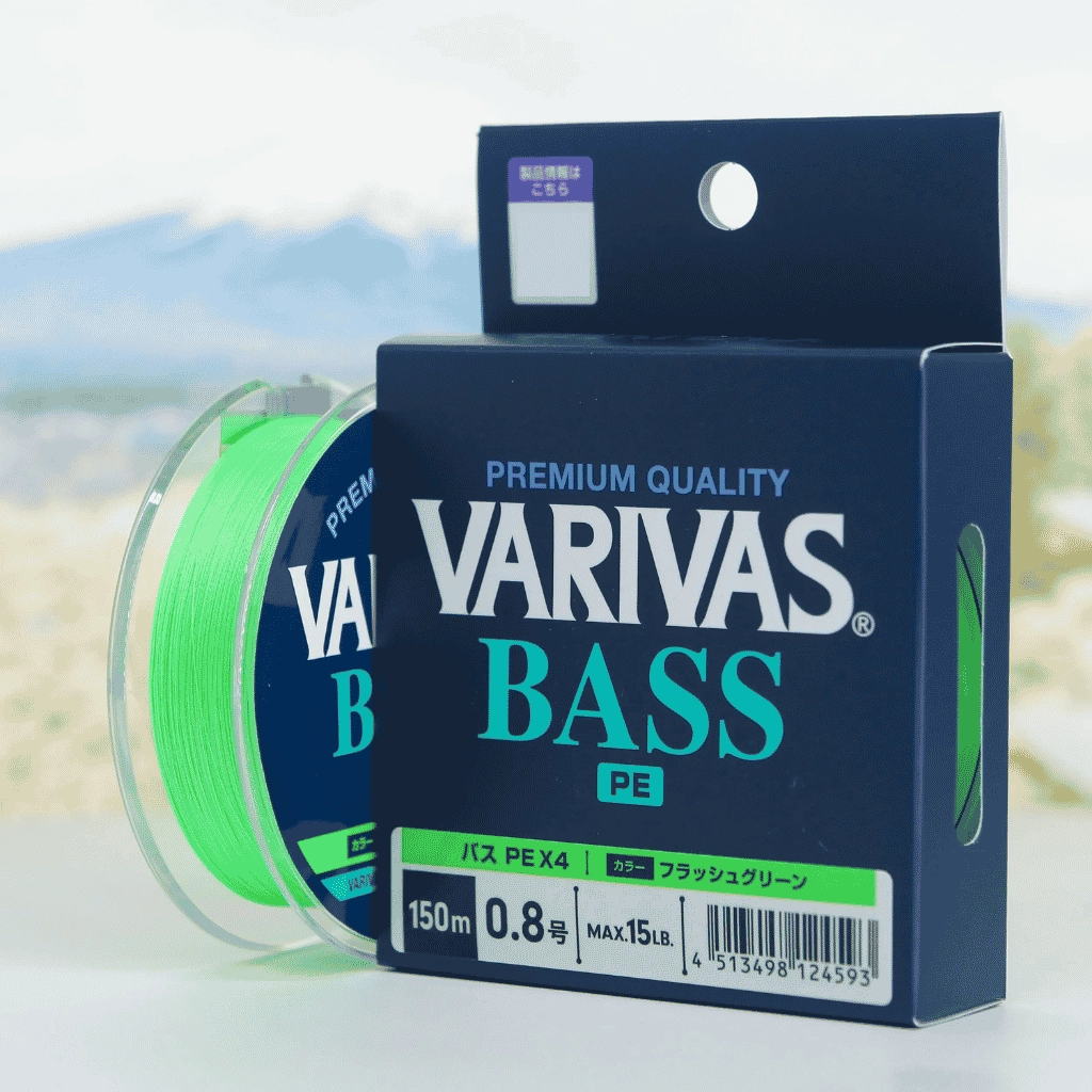 Varivas Bass PE X4 150m #0.8 (0.153mm) 15lb Flash Green İp Misina